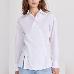 NWOT Vince Convertible Button Down Shirt Small